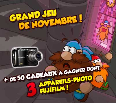 50 cadeaux dont 3 appareils photo à gagner au grand jeu de novembre sur ludokado