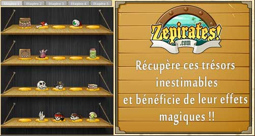 Accès aux merveilles sur zepirates