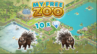 Gagnez un pack diamants sur my free zoo
