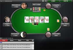 copie d'écran de Poker Stars