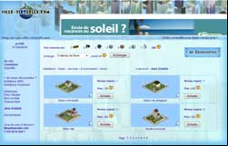 copie d'écran de Ville Virtuelle